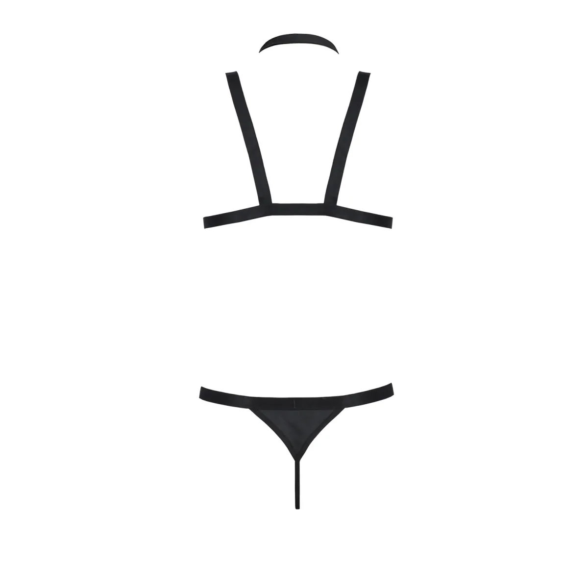 Schwarzes Harness Set 039 von Passion | Fesselliebe.de