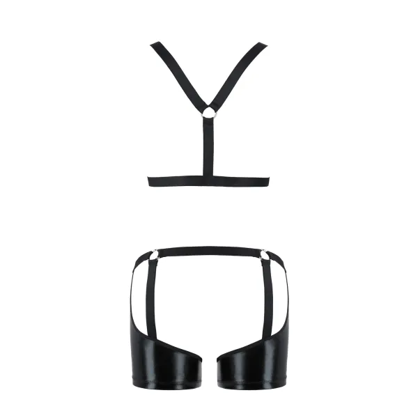 2-teilgies Herren Set 047 schwarz von Passion | Fesselliebe.de