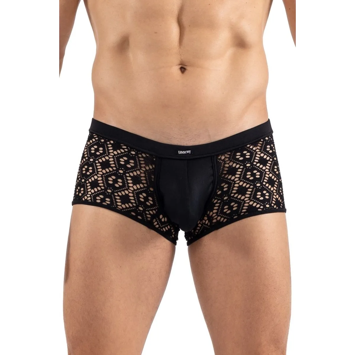 Schwarzer Boxer Shorts 2407-67 von Look Me | Fesselliebe.de