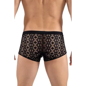 Schwarzer Boxer Shorts 2407-67 von Look Me