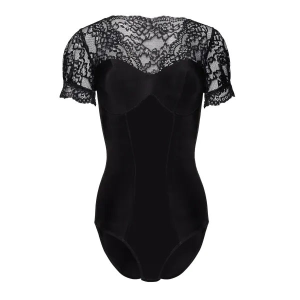 Schwarzer Body mit Spitze KA923338 von Kalimo | Fesselliebe.de