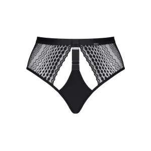 Schwarzer Panty LXSarita001 von Demoniq