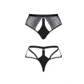 Schwarzer Panty LXSarita001 von Demoniq