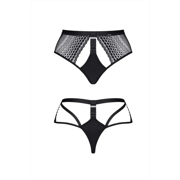 Schwarzer Panty LXSarita001 von Demoniq | Fesselliebe.de