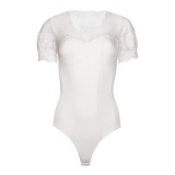 Ecru Body mit Spitze KA923333 von Kalimo | Fesselliebe.de
