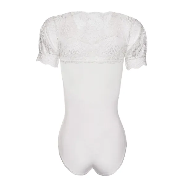 Ecru Body mit Spitze KA923333 von Kalimo | Fesselliebe.de