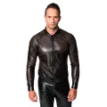 Schwarze Powerwetlook Jacke H076 von Noir Handmade Chaos Collection