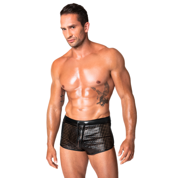 Schwarze Shorts H079 von Noir Handmade Chaos Collection | Fesselliebe.de