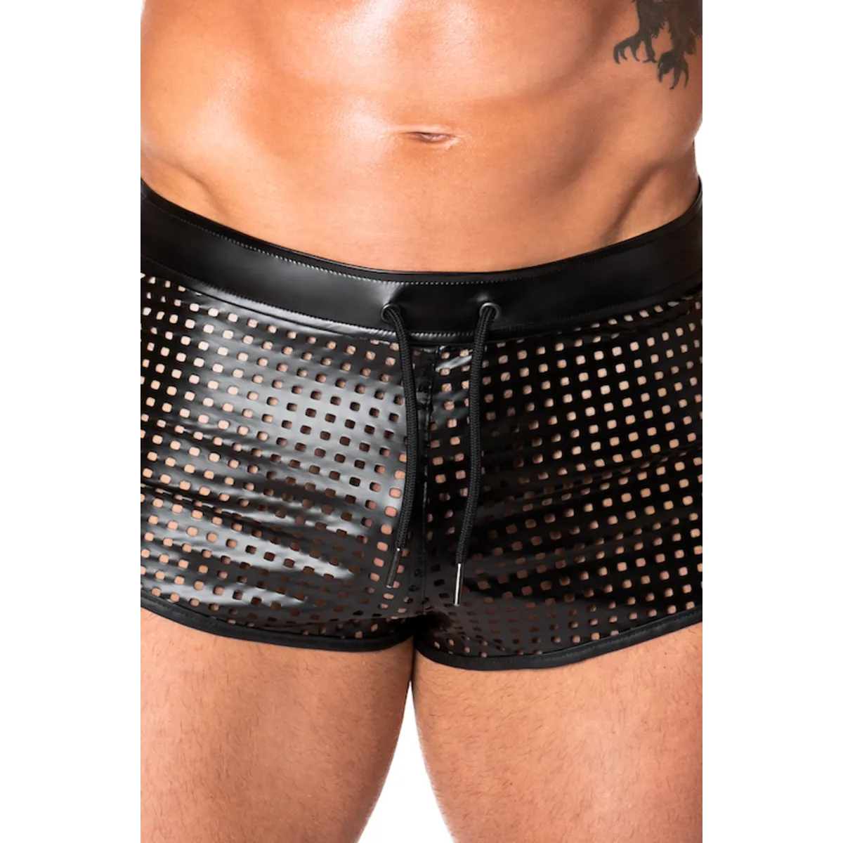 Schwarze Shorts H079 von Noir Handmade Chaos Collection | Fesselliebe.de