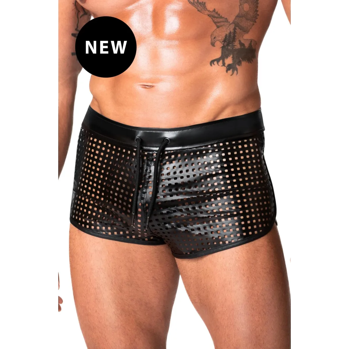 Schwarze Shorts H079 von Noir Handmade Chaos Collection | Fesselliebe.de