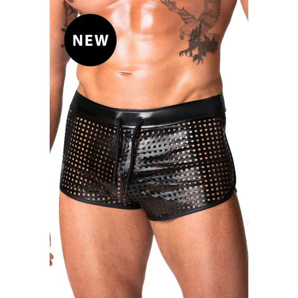 Schwarze Shorts H079 von Noir Handmade Chaos Collection | Fesselliebe.de