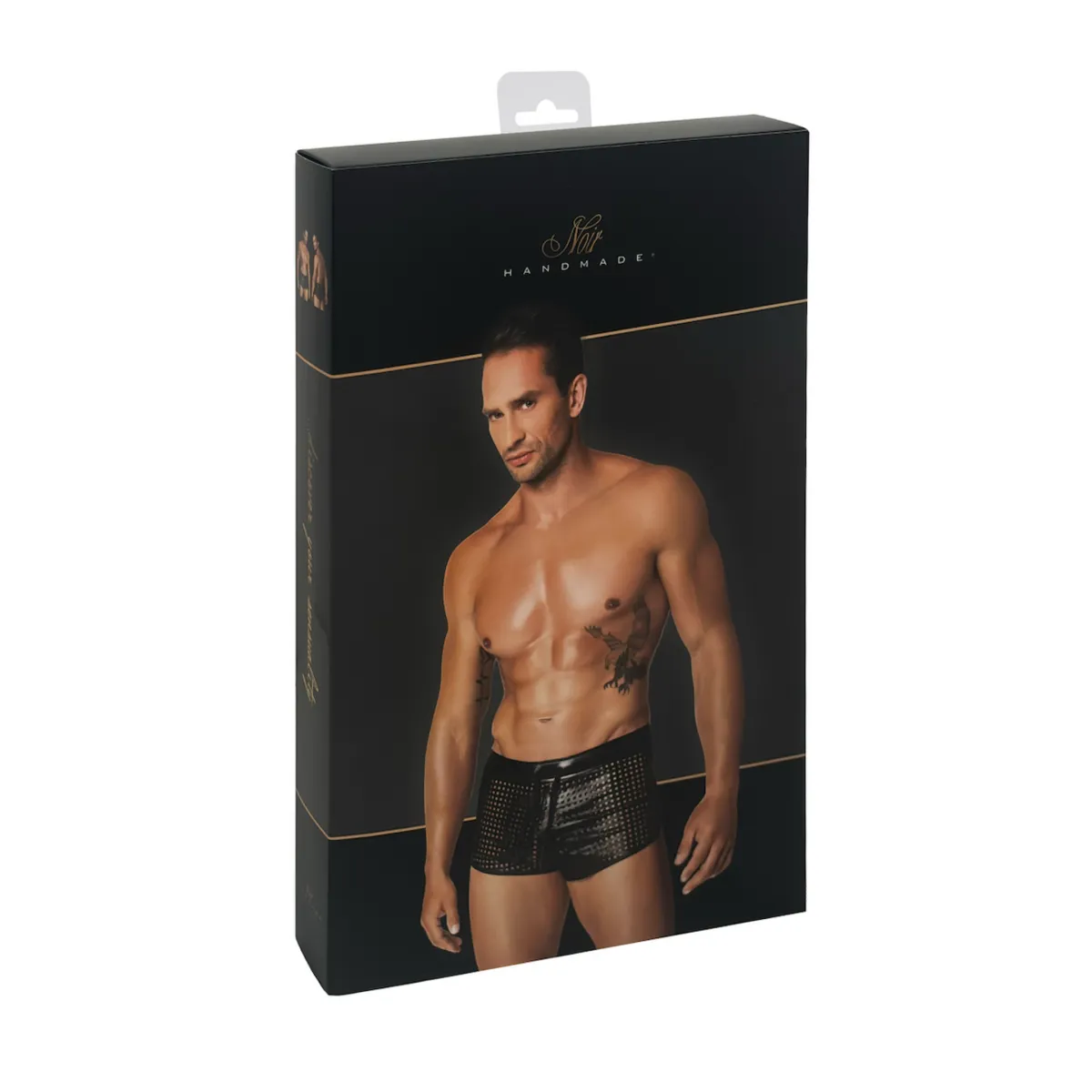 Schwarze Shorts H079 von Noir Handmade Chaos Collection | Fesselliebe.de