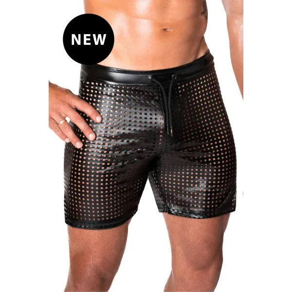 Schwarze Shorts H077 von Noir Handmade Chaos Collection | Fesselliebe.de