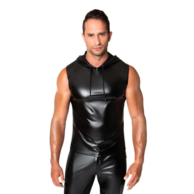 Ärmelloses Kapuzenshirt H081 von Noir Handmade Chaos Collection | Fesselliebe.de