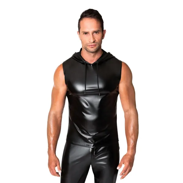 Ärmelloses Kapuzenshirt H081 von Noir Handmade Chaos Collection | Fesselliebe.de