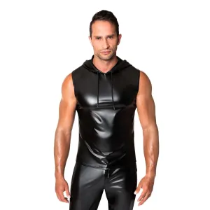 Ärmelloses Kapuzenshirt H081 von Noir Handmade Chaos Collection | Fesselliebe.de