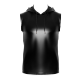 Ärmelloses Kapuzenshirt H081 von Noir Handmade Chaos Collection | Fesselliebe.de
