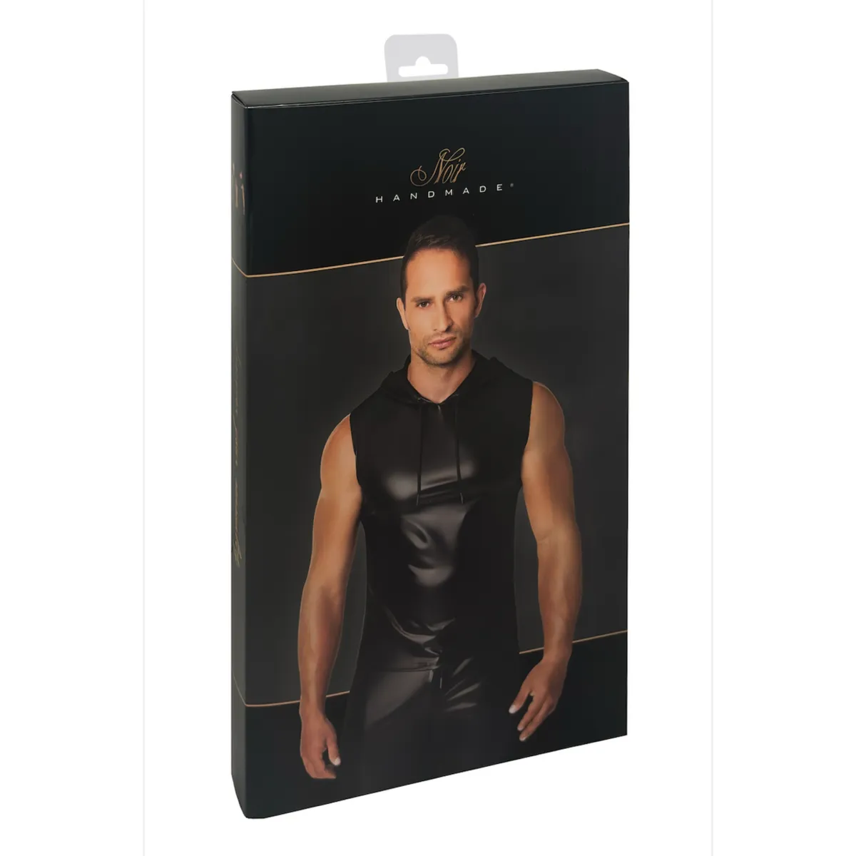 Ärmelloses Kapuzenshirt H081 von Noir Handmade Chaos Collection | Fesselliebe.de