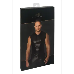 Ärmelloses Kapuzenshirt H081 von Noir Handmade Chaos Collection