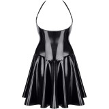 Schwarzes Lack Miniklied TDJutta001 von Demoniq | Fesselliebe.de