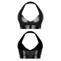 Schwarzes Damen-Top TDBettina001 von Demoniq Total Domination Collection