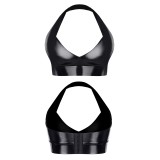 Schwarzes Damen-Top TDBettina001 von Demoniq Total Domination Collection | Fesselliebe.de