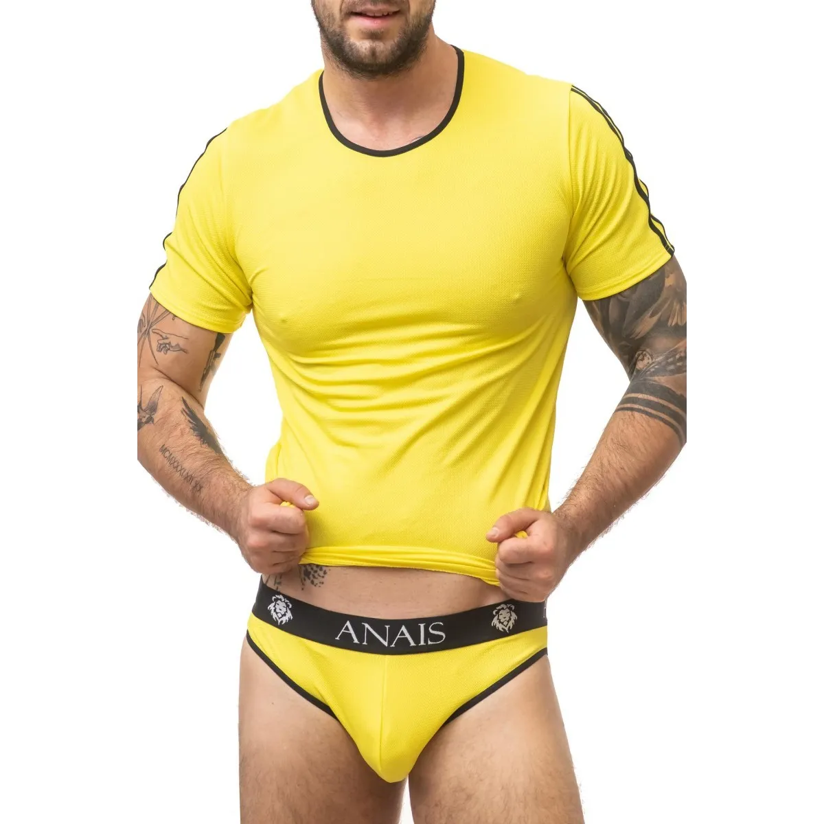 Herren T-Shirt 053412 gelb von Anais for Men | Fesselliebe.de