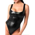 F333 Wetlook Body mit Frontreißverschluss von Noir Handmade
