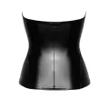 F334 Wetlook Corsagen-Top von Noir Handmade