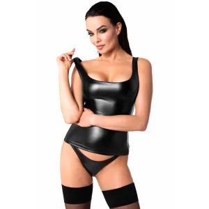 F346 Wetlook Shirt von Noir Handmade