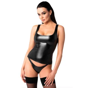 F346 Wetlook Shirt von Noir Handmade