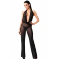 F350 Bodystocking mit Wasserfallausschnitt von Noir Handmade