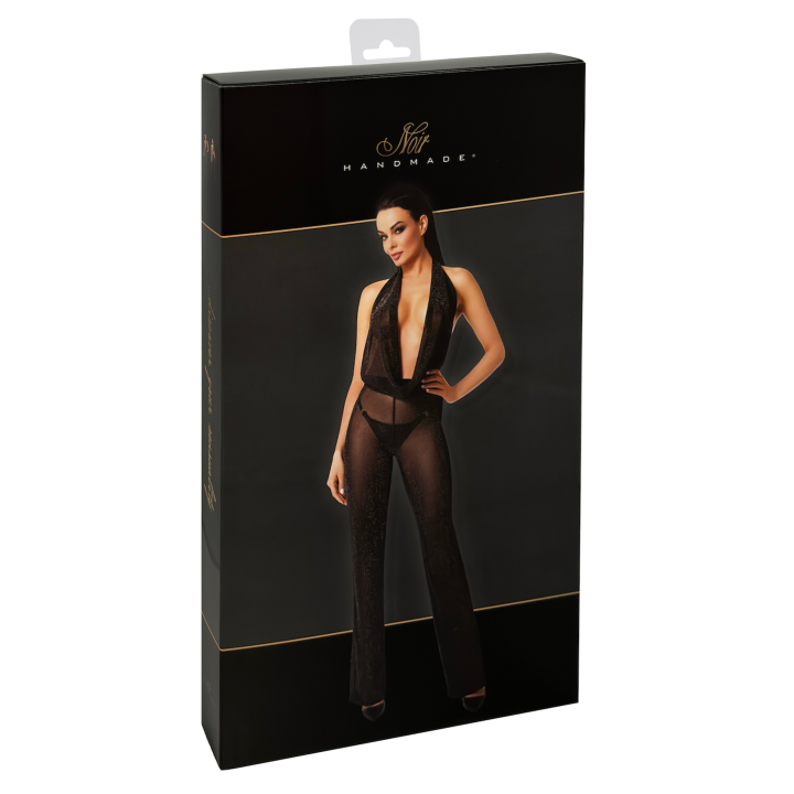 F350 Bodystocking mit Wasserfallausschnitt von Noir Handmade | Fesselliebe.de