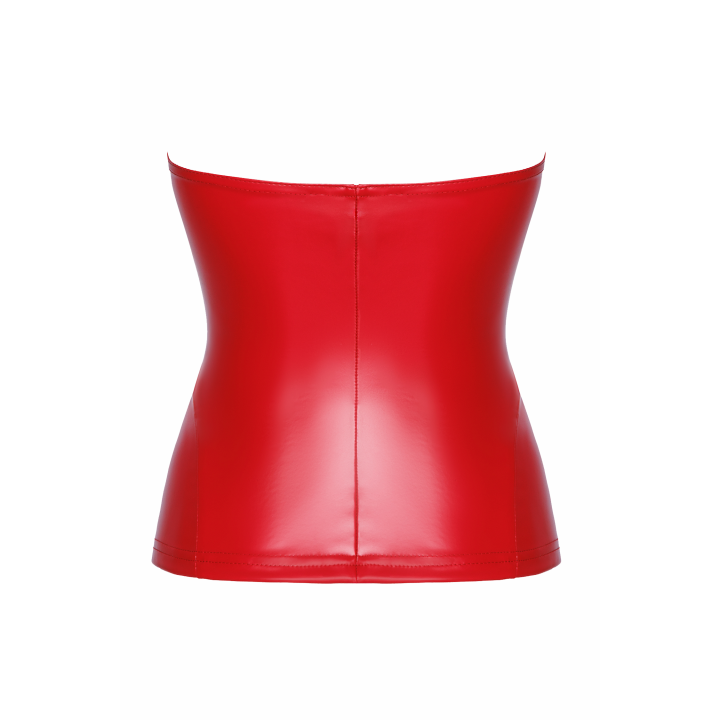 F355 Wetlook Corsagen-Top rot von Noir Hanndmade Orgia Collection | Fesselliebe.de