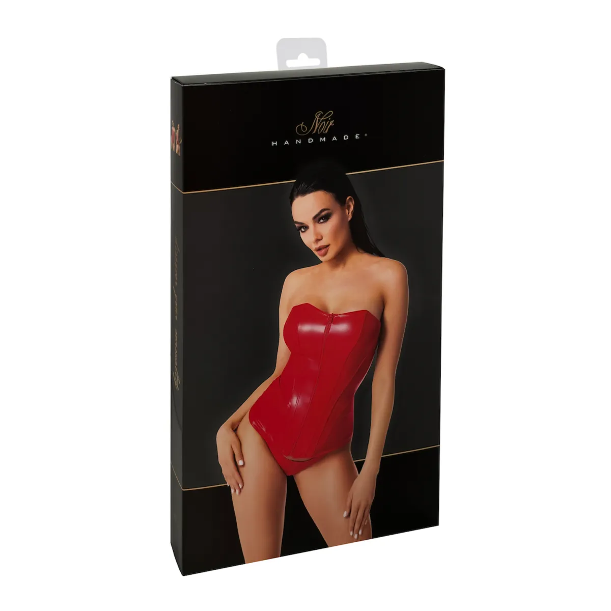 F355 Wetlook Corsagen-Top rot von Noir Hanndmade Orgia Collection | Fesselliebe.de