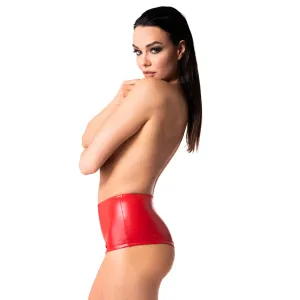 F356 Wetlook Shorts rot von Noir Handmade Orgia Collection