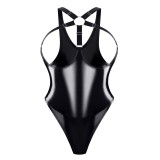 Brustfreier Lack Body TDTanja001 von Demoniq Total Domination Collection | Fesselliebe.de