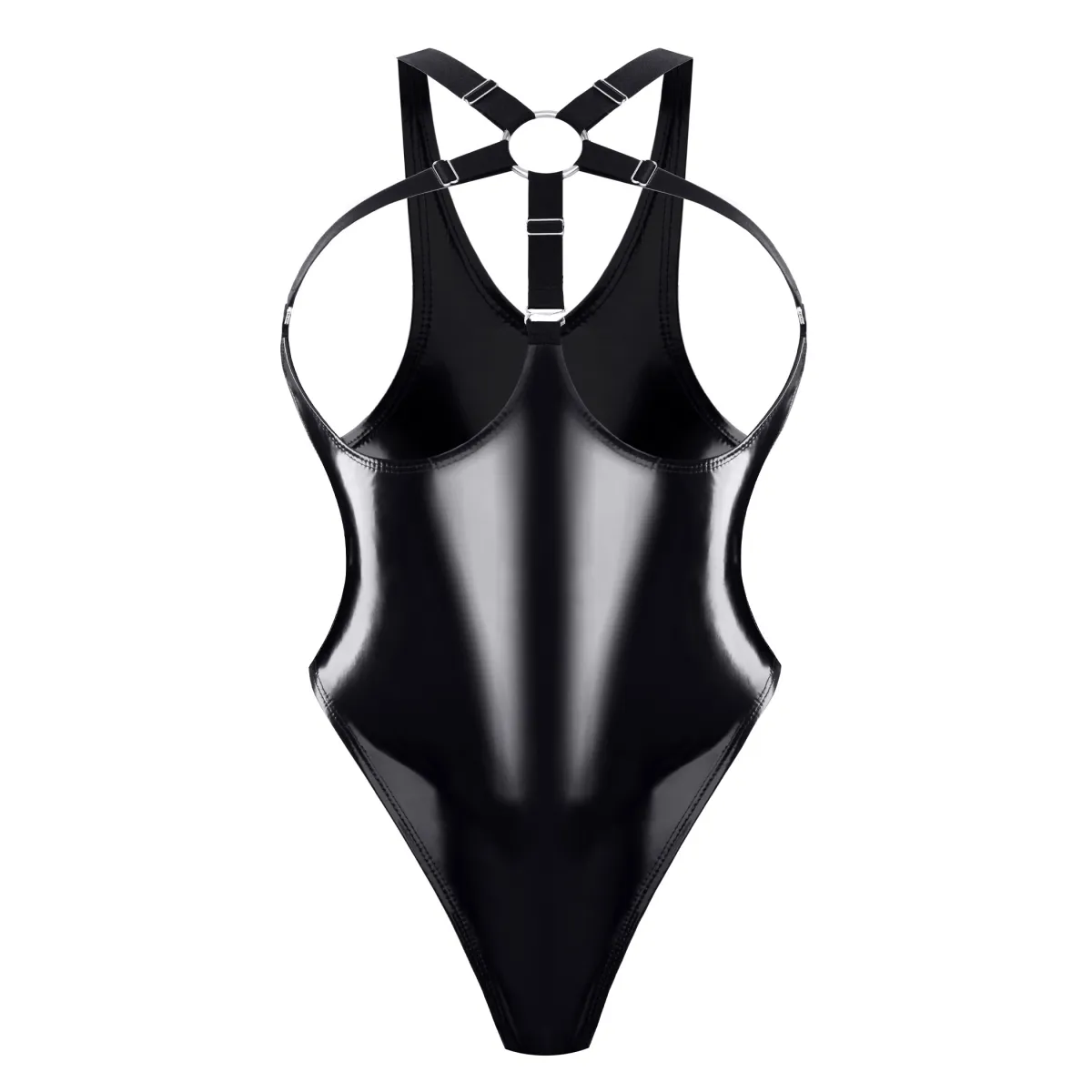 Brustfreier Lack Body TDTanja001 von Demoniq Total Domination Collection | Fesselliebe.de