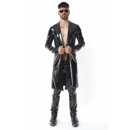 Halblanger Herren Lack-Mantel RMStefano by RFP nextGEN Collection | Fesselliebe.de