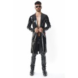 Halblanger Herren Lack-Mantel RMStefano by RFP nextGEN Collection | Fesselliebe.de
