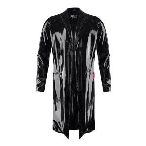 Halblanger Herren Lack-Mantel RMStefano by RFP nextGEN Collection