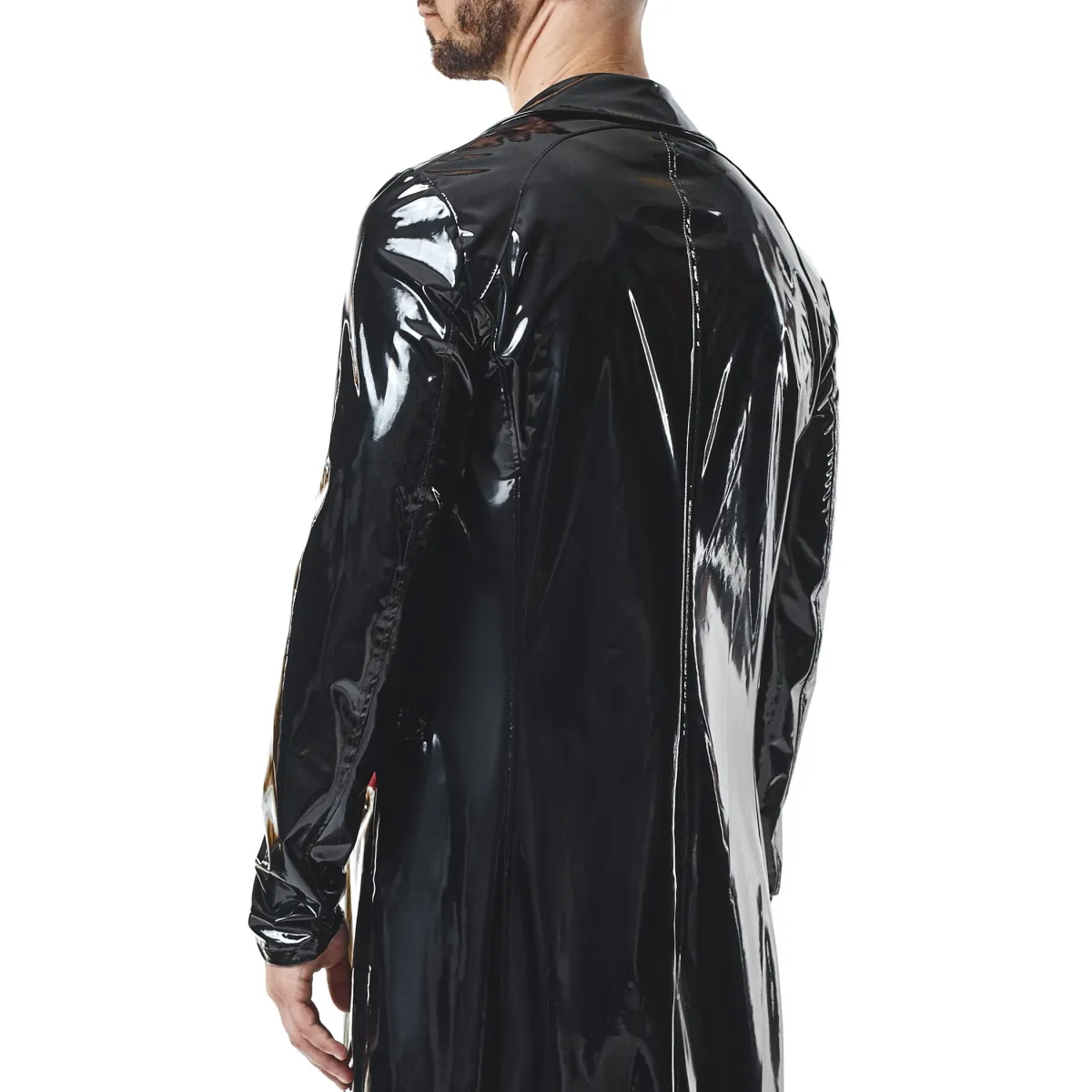 Halblanger Herren Lack-Mantel RMStefano by RFP nextGEN Collection | Fesselliebe.de