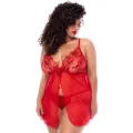 Rotes Babydoll - MAL7559XRED von Mapale