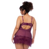 Weinrotes Chemise - MAL7554XWINE von Mapale | Fesselliebe.de