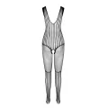 Schwarzer ouvert Bodystocking BS103 von Passion