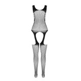 Schwarzer ouvert Bodystocking BS104 von Passion | Fesselliebe.de