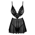 KISS242 Negligee aus Netz und Spitze von Kissable