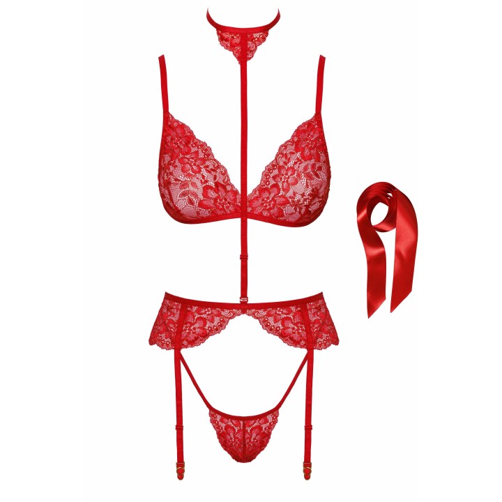 KISS243 5-teiliges Set aus Spitze von Kissable | Fesselliebe.de