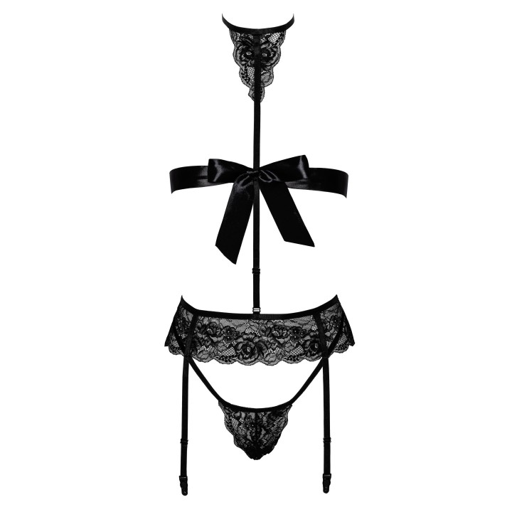 KISS244 4-teiliges Set aus Spitze von Kissable | Fesselliebe.de