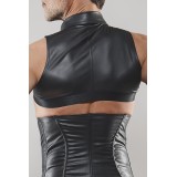 Extra kurzes Shirt BOAlvaro001 schwarz von RFP Bad Officer | Fesselliebe.de